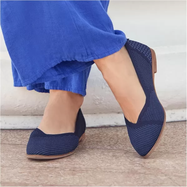imageTOMS Womens Jutti Neat FlatNavy