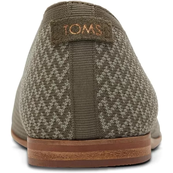 imageTOMS Womens Jutti Neat FlatOlive