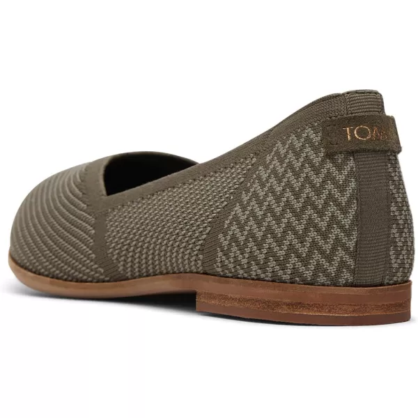 imageTOMS Womens Jutti Neat FlatOlive