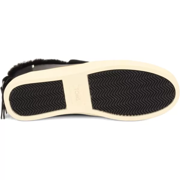 imageTOMS Womens Paxton SneakerBlack Croc Emboss LeatherFaux Fur