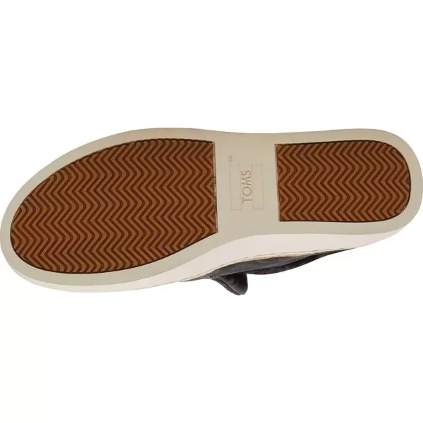 imageTOMS Womens Paxton SneakerWater Resistant Forged Iron Grey SuedeFaux Fur