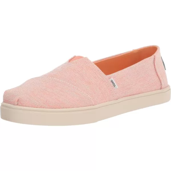 imageTOMS Womens Alpargata Small Leopard Slip On SneakerApricot Melange Woven