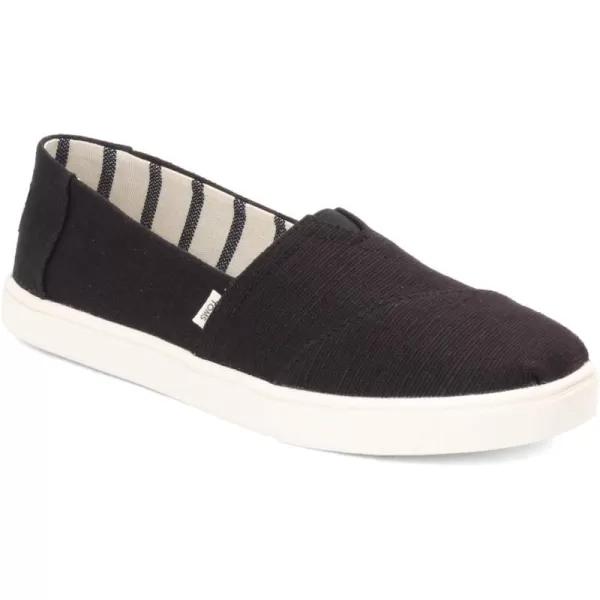 imageTOMS Womens Alpargata Small Leopard Slip On SneakerBlack