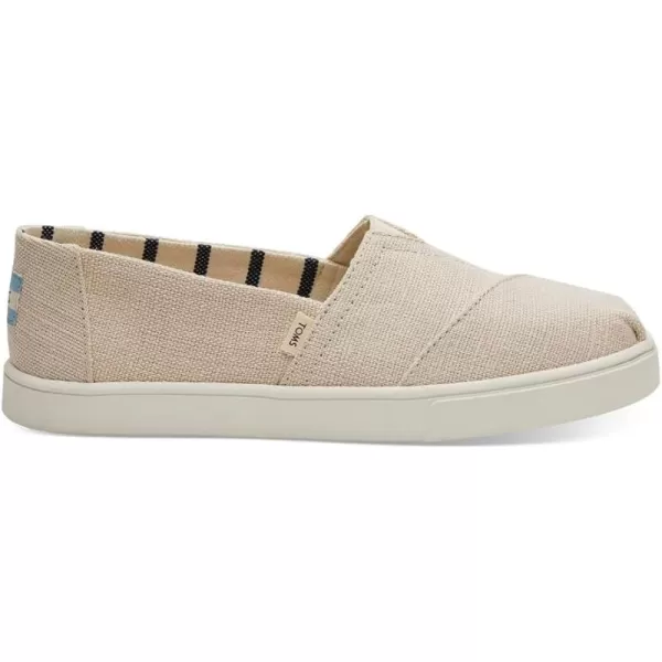 imageTOMS Womens Alpargata Small Leopard Slip On SneakerNatural Heritage Canvas