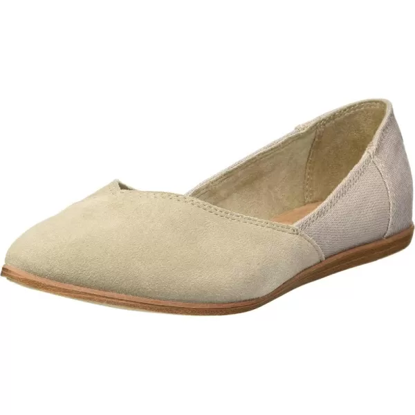 imageTOMS Womens Jutti  BrownDesert Taupe SuedeHeritage Canvas Mix