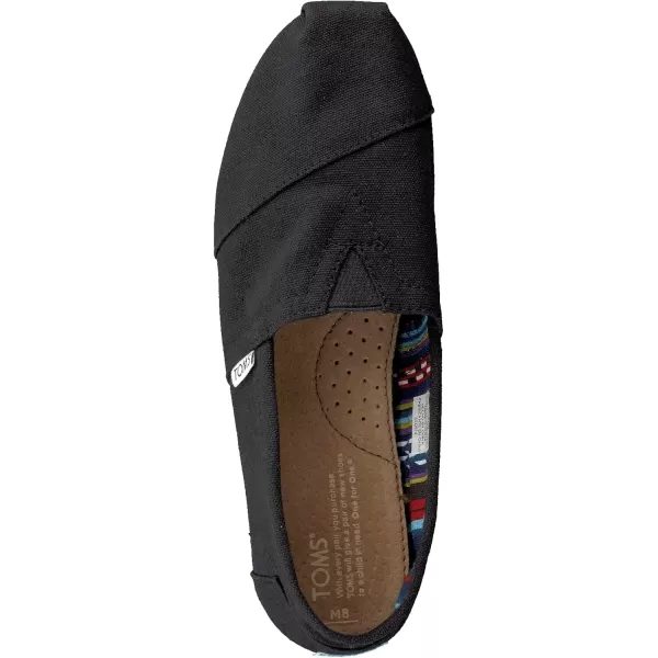 imageTOMS Womens Alpargata  BlackBlack White