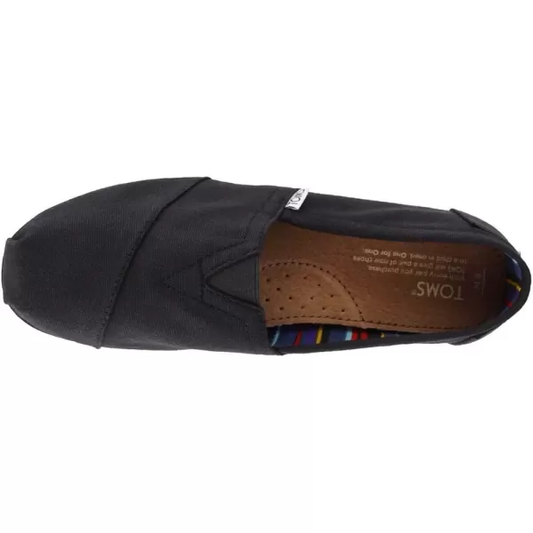 imageTOMS Womens Alpargata  BlackBlackBlack Classic Canvas
