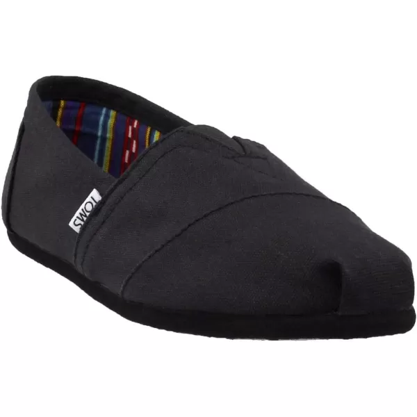 imageTOMS Womens Alpargata  BlackBlackBlack Classic Canvas