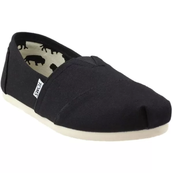 imageTOMS Womens Alpargata  BlueBlack Canvas