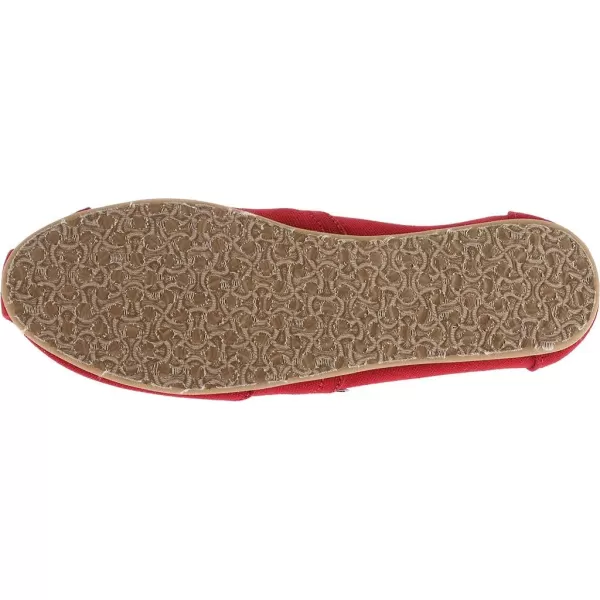 imageTOMS Womens Alpargata  BlueRed Canvas