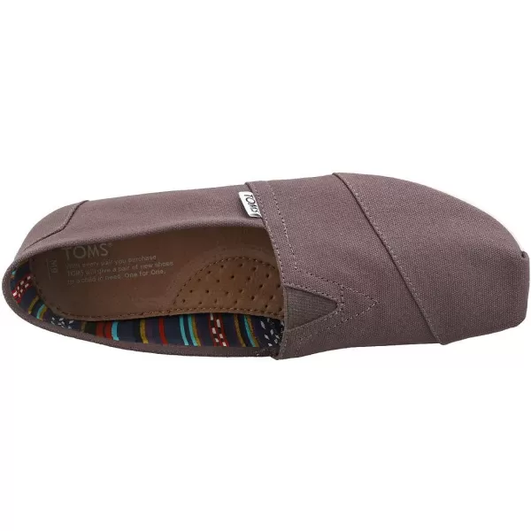 imageTOMS Womens Alpargata  GreyAsh Canvas