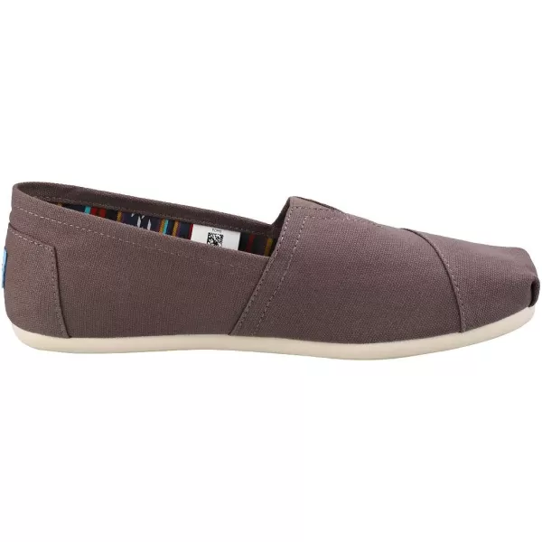 imageTOMS Womens Alpargata  GreyAsh Canvas
