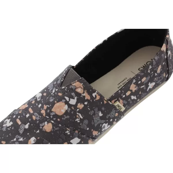 imageTOMS Womens Alpargata  GreyForged Iron Grey Metallic Granite Fleck Vegan