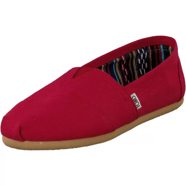 imageTOMS Womens Alpargata  GreyRed Canvas