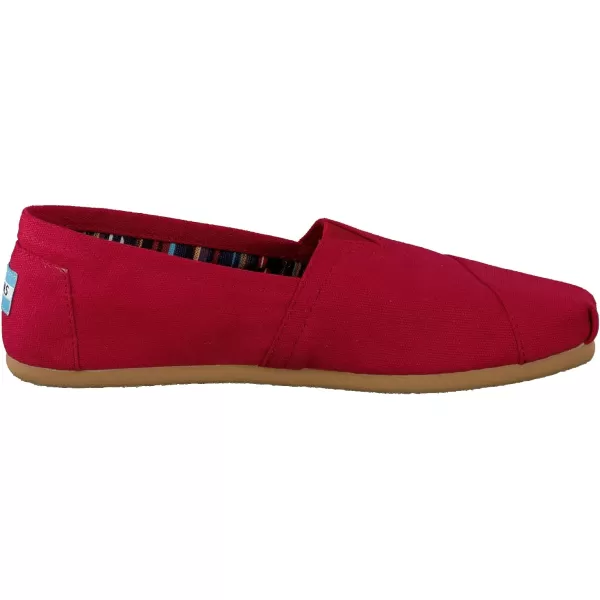 imageTOMS Womens Alpargata  GreyRed Canvas