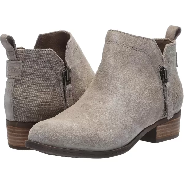 imageTOMS Womens Dahlia Ankle BootDune SuedeCanvas