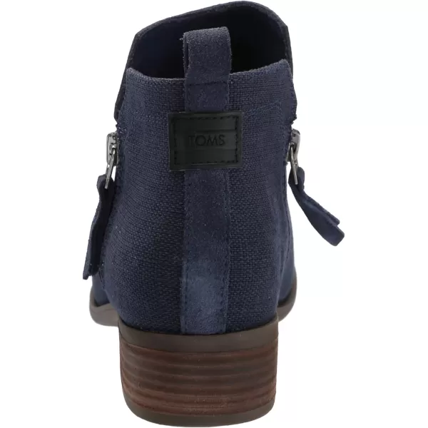 imageTOMS Womens Dahlia Ankle BootNavy SuedeHeritage Canvas