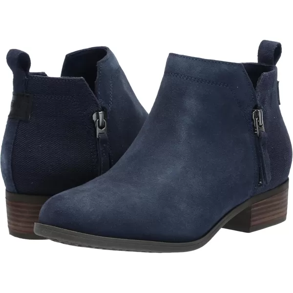 imageTOMS Womens Dahlia Ankle BootNavy SuedeHeritage Canvas