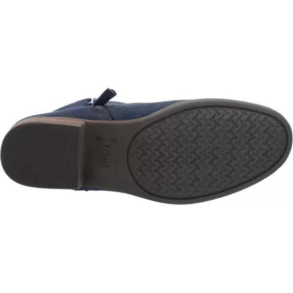 imageTOMS Womens Dahlia Ankle BootNavy SuedeHeritage Canvas
