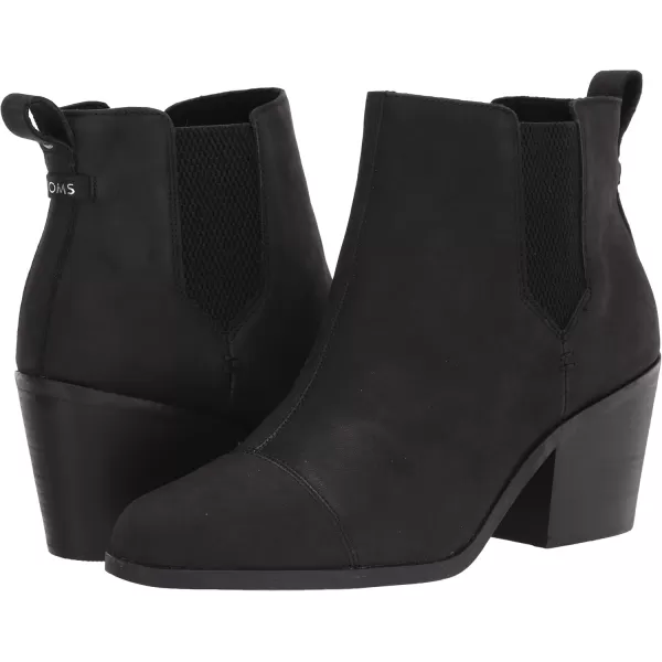 imageTOMS Womens Everly Pull On Ankle BootsBlack