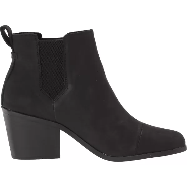 imageTOMS Womens Everly Pull On Ankle BootsBlack