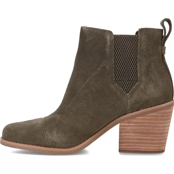 imageTOMS Womens Everly Pull On Ankle BootsGreen