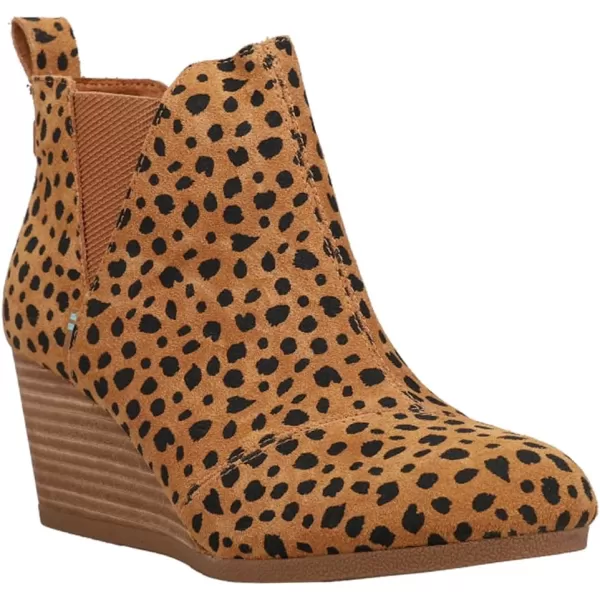 imageTOMS Womens Kelsey Fashion BootBrown Sugar Tiny Cheetah Printed Suede