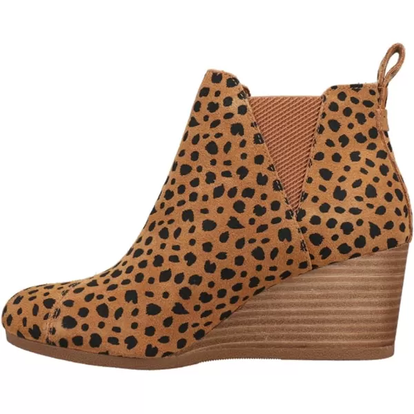 imageTOMS Womens Kelsey Fashion BootBrown Sugar Tiny Cheetah Printed Suede