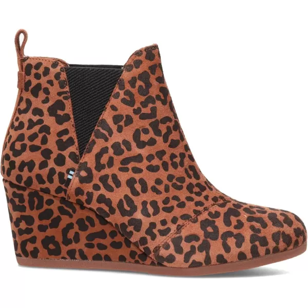 imageTOMS Womens Kelsey Fashion BootDark Ember Leopard Printed Suede