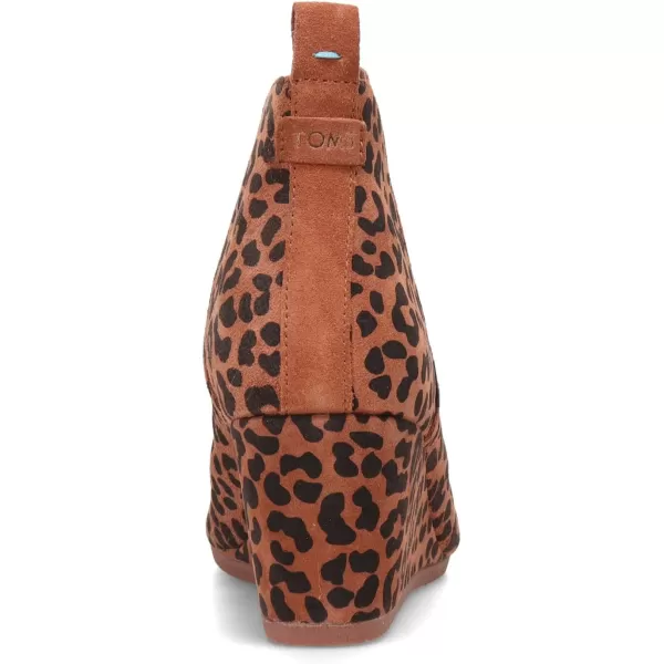 imageTOMS Womens Kelsey Fashion BootDark Ember Leopard Printed Suede