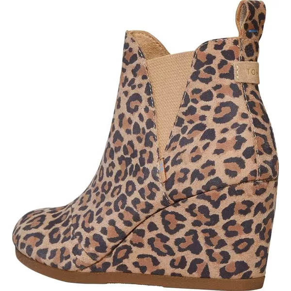 imageTOMS Womens Kelsey Fashion BootDesert Tan Leopard Print Suede