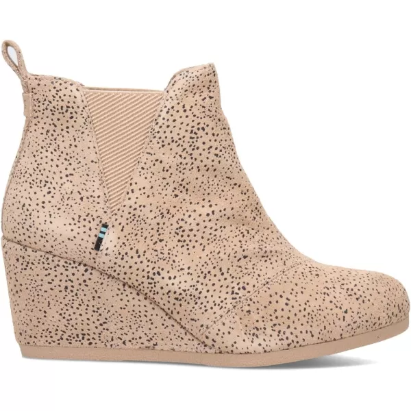 imageTOMS Womens Kelsey Fashion BootSand Tiny Cheetah Printed Suede