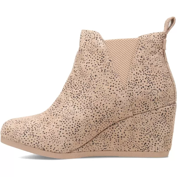 imageTOMS Womens Kelsey Fashion BootSand Tiny Cheetah Printed Suede