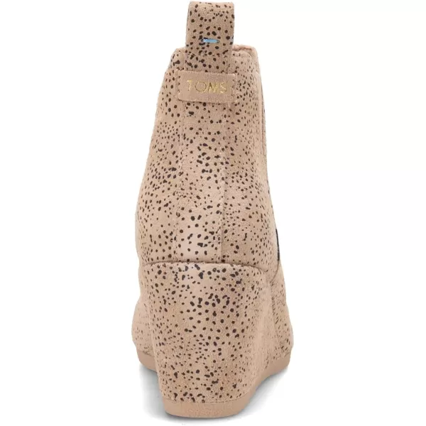 imageTOMS Womens Kelsey Fashion BootSand Tiny Cheetah Printed Suede