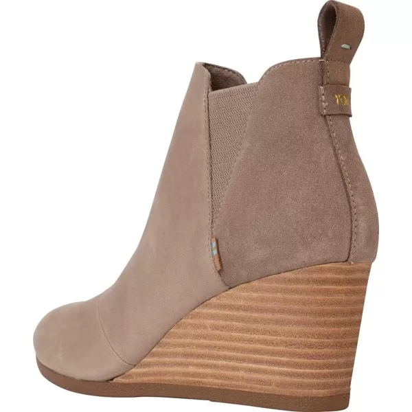 imageTOMS Womens Kelsey Fashion BootTaupe Grey LeatherSuede