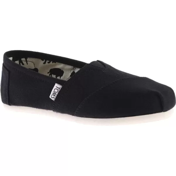 imageTOMS Womens Alpargata  BlackBlack Canvas