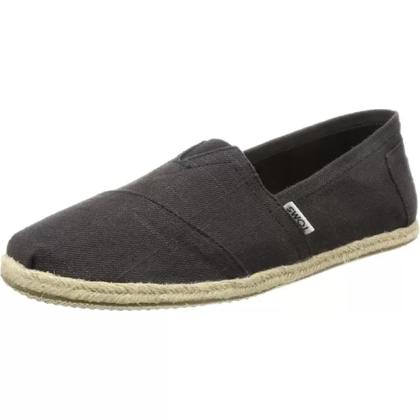 imageTOMS Womens Alpargata  BlackBlack Linen