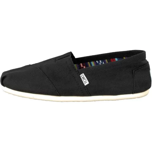 imageTOMS Womens Alpargata  BlackBlack White