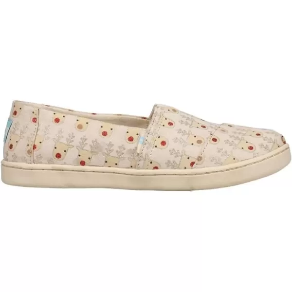 imageTOMS Womens Alpargata  BlackNatural Reindeer Faces Print