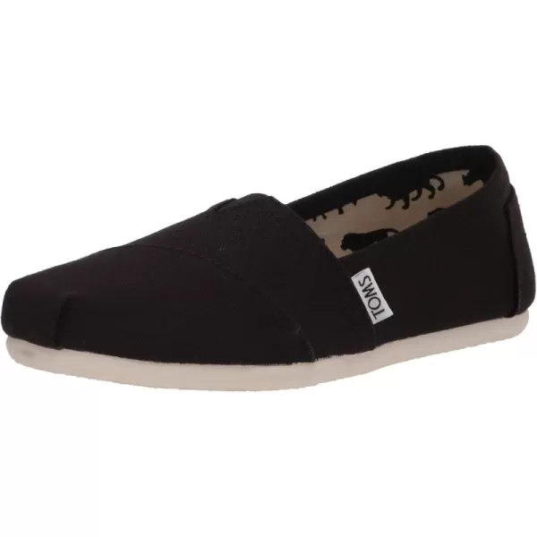 imageTOMS Womens Alpargata  BlueBlack Canvas