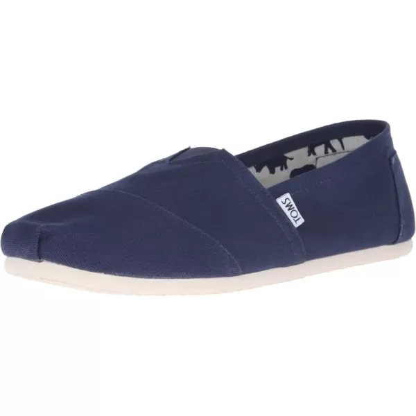 imageTOMS Womens Alpargata  BlueNavy Canvas