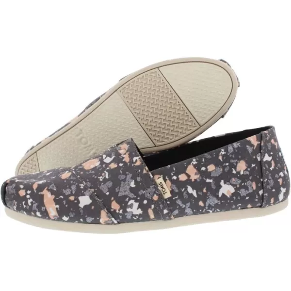 imageTOMS Womens Alpargata  GreyForged Iron Grey Metallic Granite Fleck Vegan