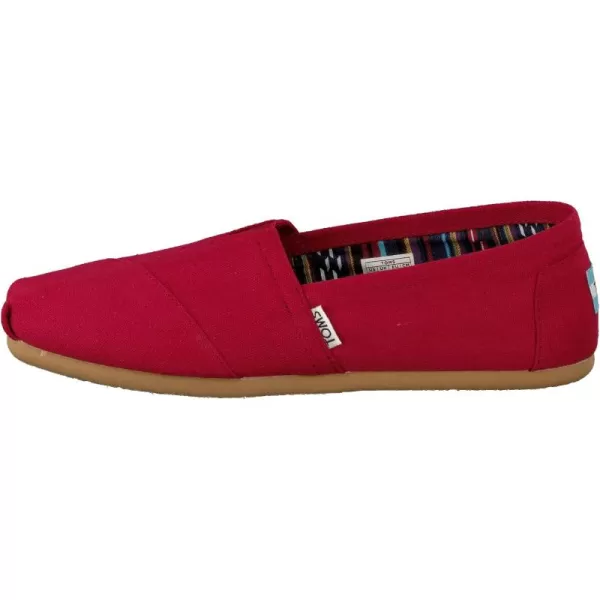 imageTOMS Womens Alpargata  GreyRed Canvas