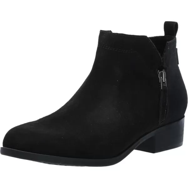 imageTOMS Womens Dahlia Ankle BootBlack SuedeHeritage Canvas