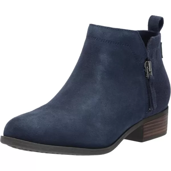imageTOMS Womens Dahlia Ankle BootNavy SuedeHeritage Canvas