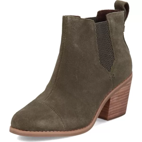 imageTOMS Womens Everly Pull On Ankle BootsGreen