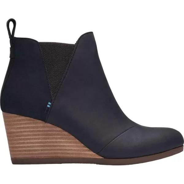 imageTOMS Womens Kelsey Fashion BootBlack LeatherSuede