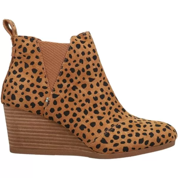 imageTOMS Womens Kelsey Fashion BootBrown Sugar Tiny Cheetah Printed Suede