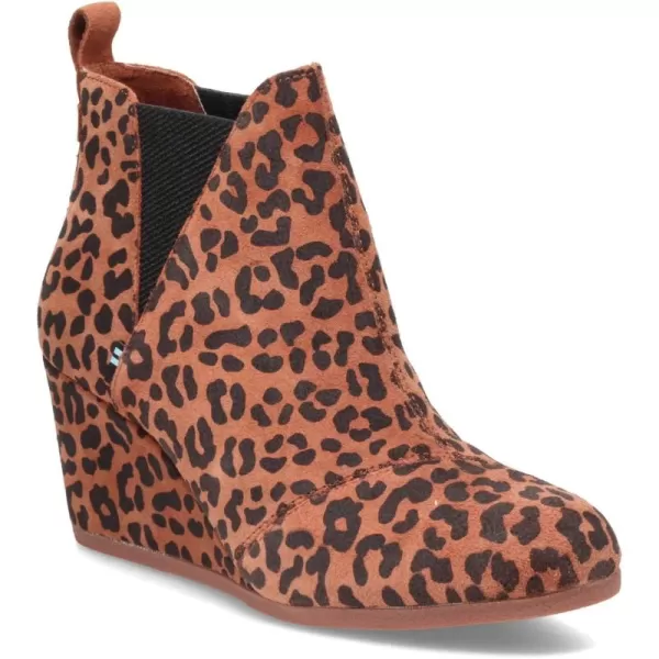 imageTOMS Womens Kelsey Fashion BootDark Ember Leopard Printed Suede