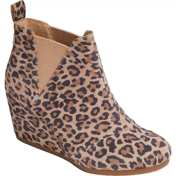 imageTOMS Womens Kelsey Fashion BootDesert Tan Leopard Print Suede